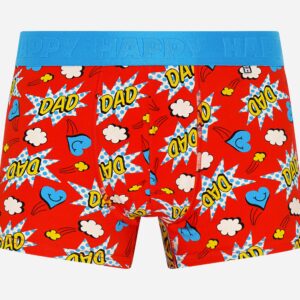 HAPPY SUPER DAD BOXER RED - Image 1