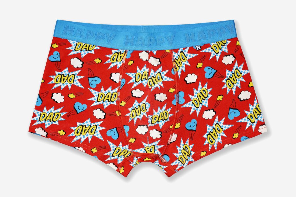 HAPPY SUPER DAD BOXER RED