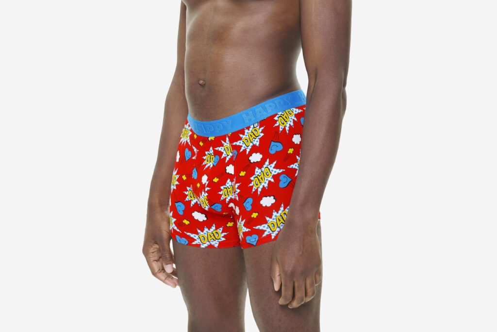 HAPPY SUPER DAD BOXER RED