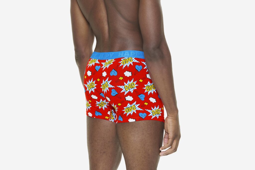 HAPPY SUPER DAD BOXER RED