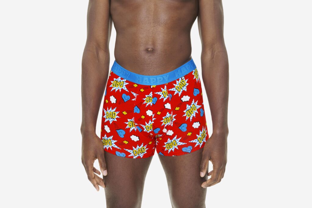HAPPY SUPER DAD BOXER RED
