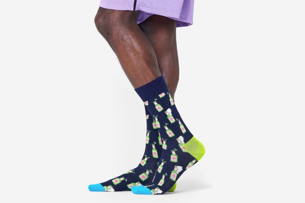 BEER SOCK NAVY
