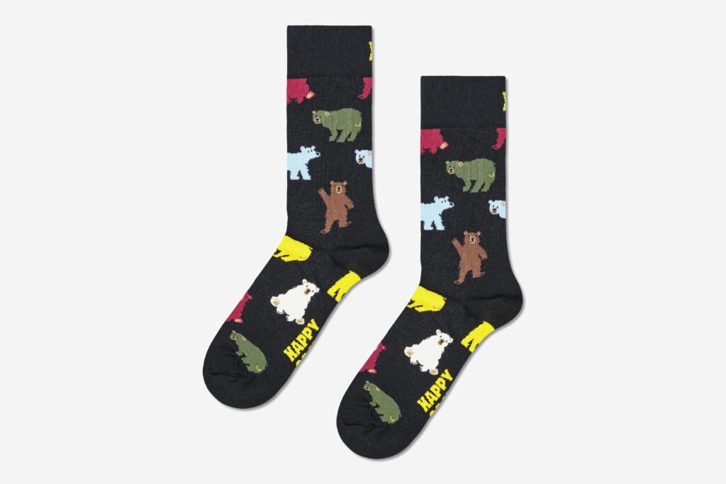 BEAR SOCK BLACK