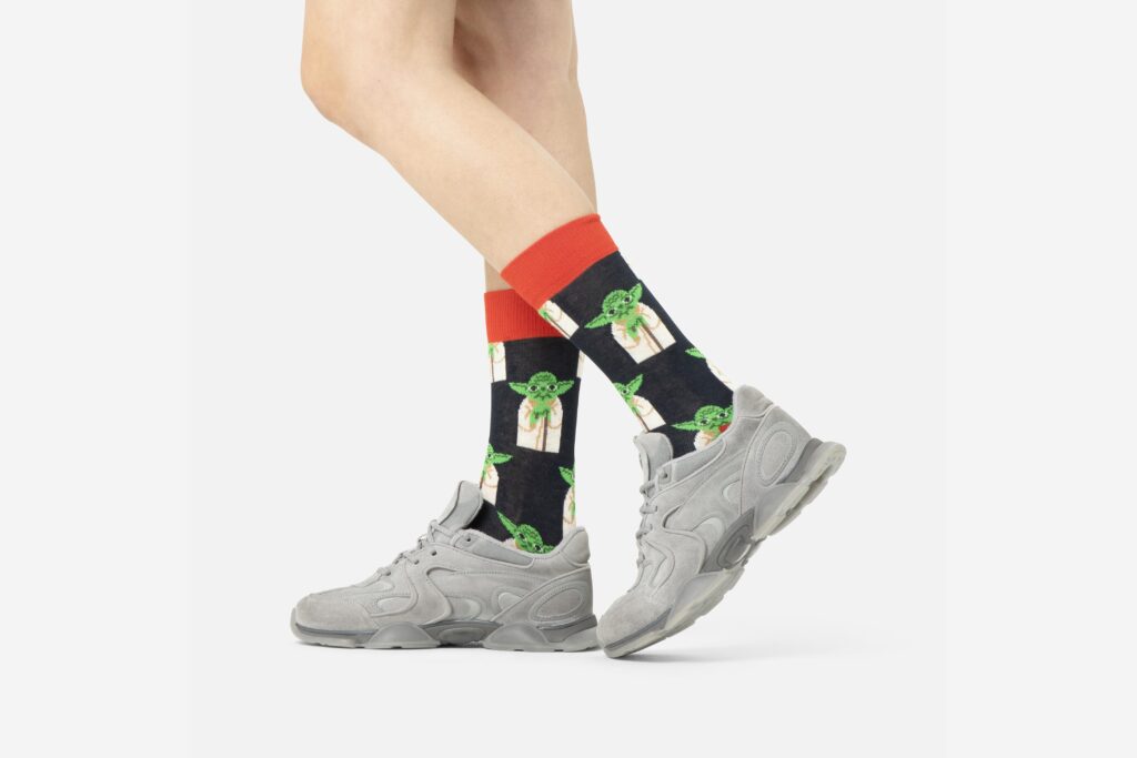 STAR WARS MASTER YODA SOCK NAVY