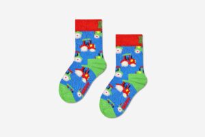 KIDS TRACTOR SOCK BLUE