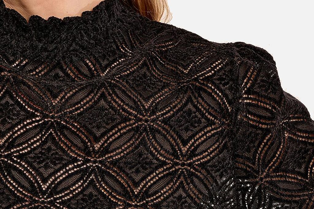 BLOUSE MOLLY LACE BLACK