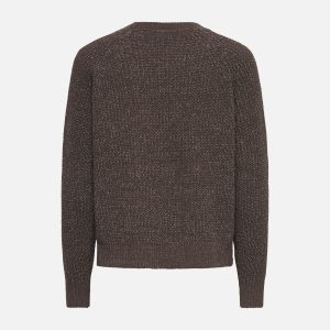 ONLSLOBE LS GLITTER ONECK COFFEE BEAN – Image 2