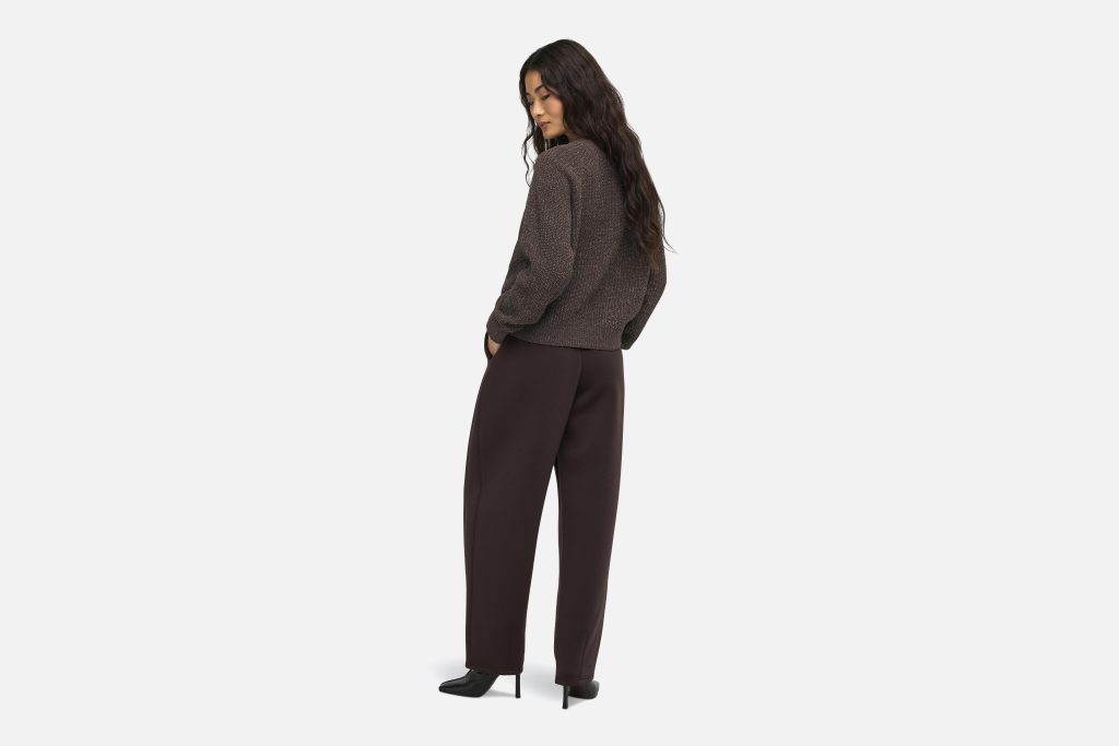 ONLSLOBE LS GLITTER ONECK COFFEE BEAN