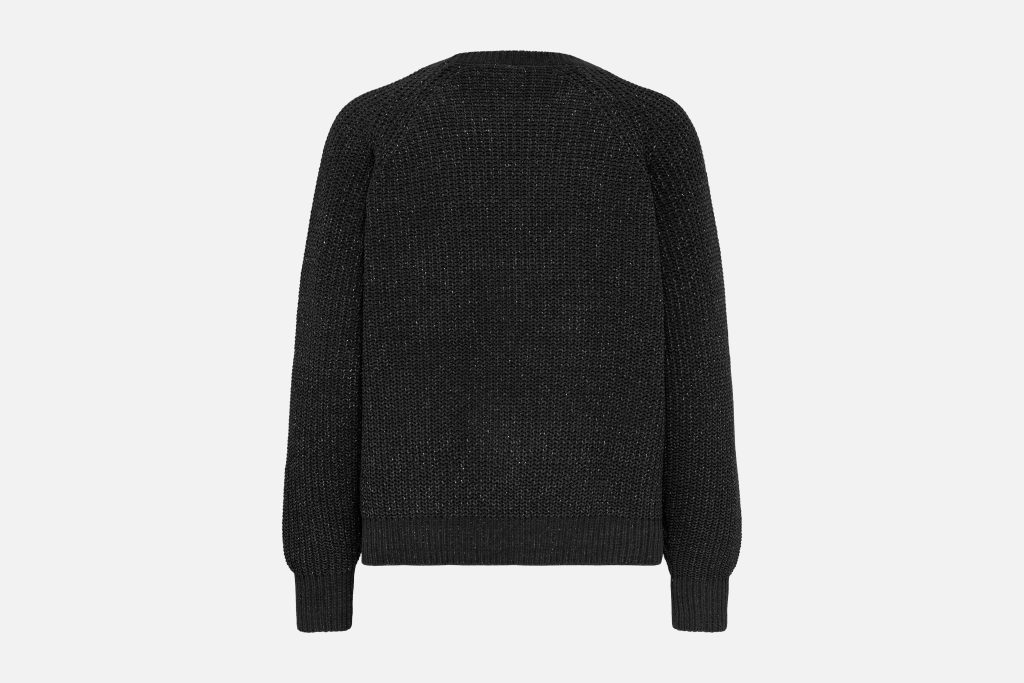 ONLSLOBE LS GLITTER ONECK BLACK