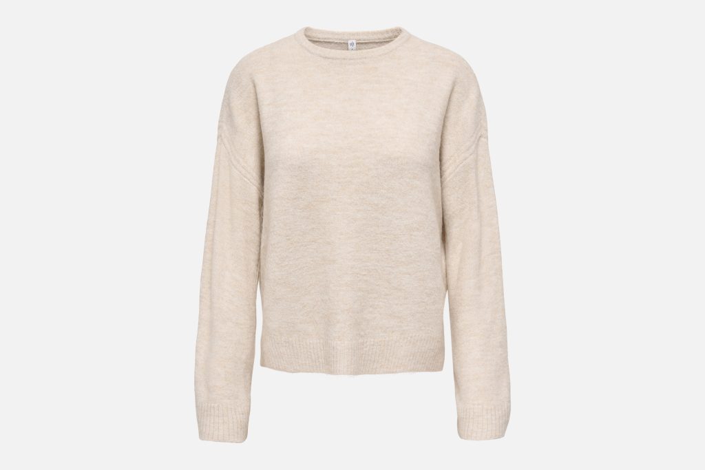 ONLTALIO LS ONECK BF KNT WALNUT