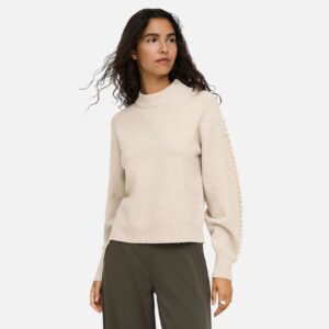 JDYMADI LS ONECK PEARL PULLOVER OATMEAL - Image 6