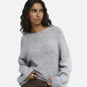 JDYDINEA LS REVERSIBLE PULLOV MED GREY MELANGE - Image 3