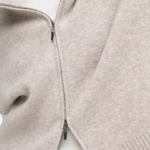 JDYLEA SL HN 2WAY ZIP VEST NATURAL - Image 3