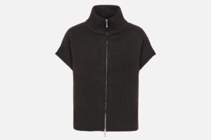 JDYLEA SL HN 2WAY ZIP VEST CHOCOLAT