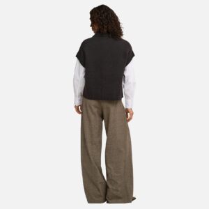 JDYLEA SL HN 2WAY ZIP VEST CHOCOLAT - Image 3