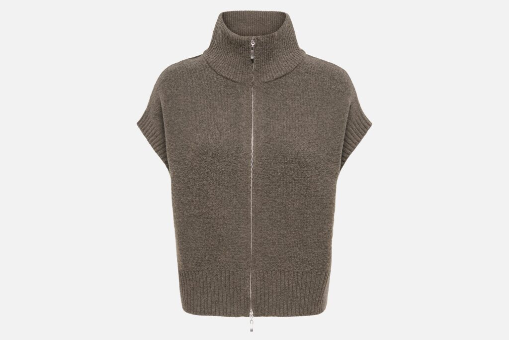 JDYLEA SL HN ZIP VEST FALCON