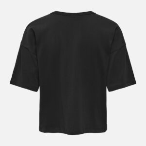 JDYCALLY LIFE SS EMB TOP BLACK DOG - Image 2