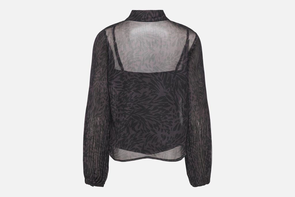 ONLSTAR PENINNA LS PLISSE SHIRT CHOCOLAT