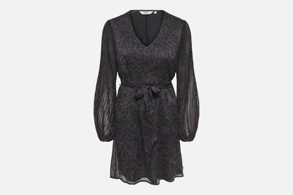 ONLSTAR PENINNA LS SHORT DRESS CHOCOLAT