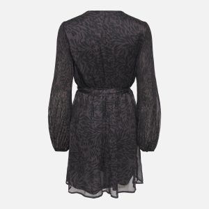 ONLSTAR PENINNA LS SHORT DRESS CHOCOLAT – Image 2