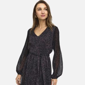 ONLSTAR PENINNA LS SHORT DRESS CHOCOLAT – Image 3