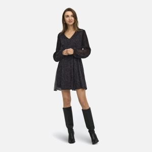 ONLSTAR PENINNA LS SHORT DRESS CHOCOLAT – Image 4