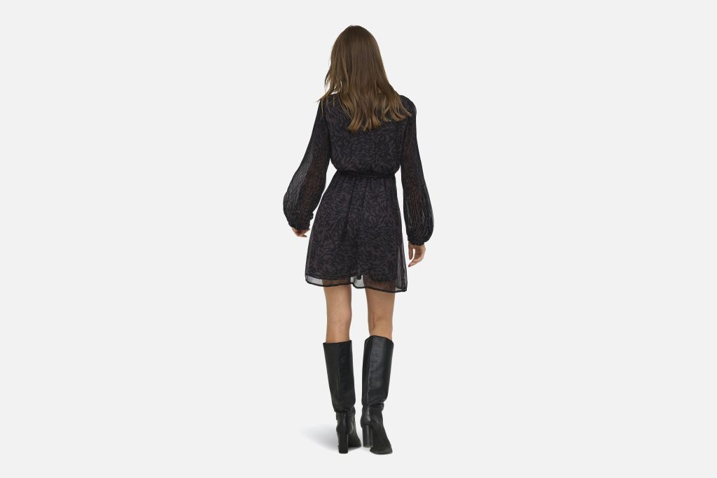 ONLSTAR PENINNA LS SHORT DRESS CHOCOLAT