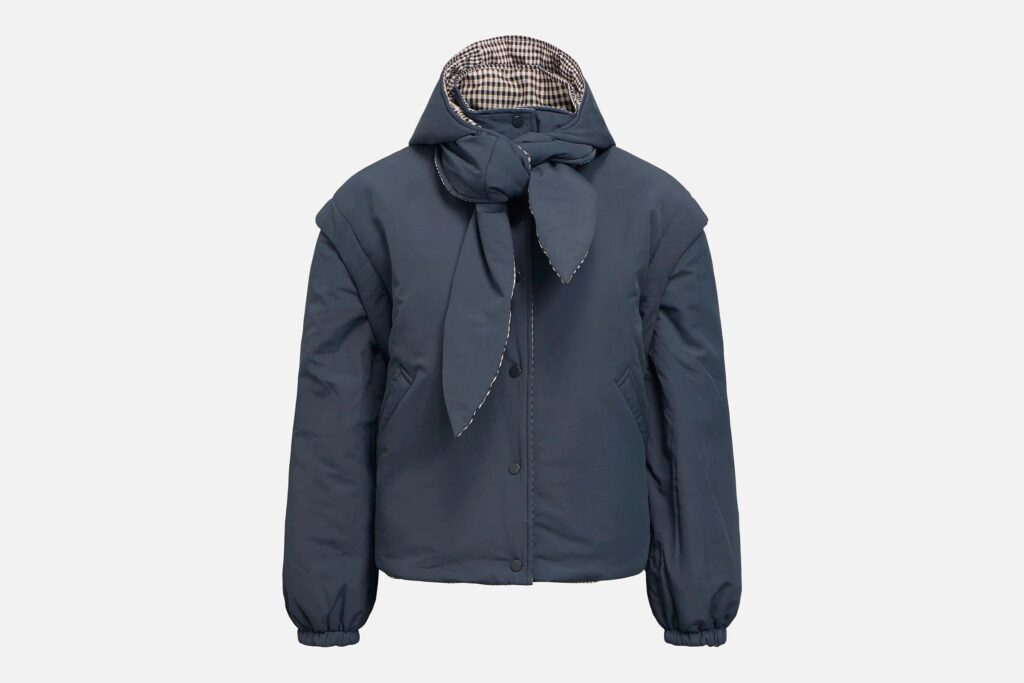 OBJTIMIA SHORT REVERSIBLE JACKET RAVEN BLACK