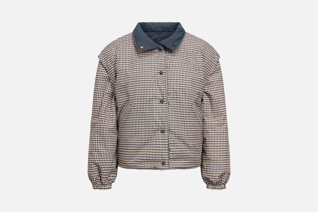 OBJTIMIA SHORT REVERSIBLE JACKET RAVEN BLACK