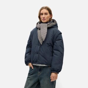 OBJTIMIA SHORT REVERSIBLE JACKET RAVEN BLACK - Image 5