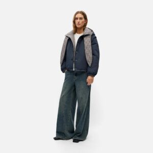 OBJTIMIA SHORT REVERSIBLE JACKET RAVEN BLACK - Image 6