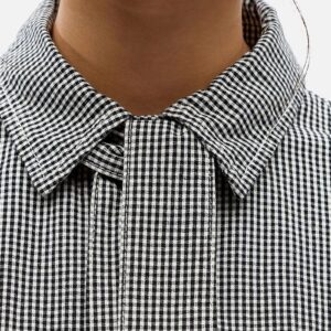 OBJKORKA LS LO SHIRT BLACK WHITE - Image 2