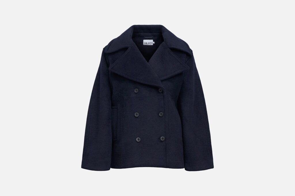 OBJPEACO DOUBLEBREASTED JACKET SKY CAPTAIN