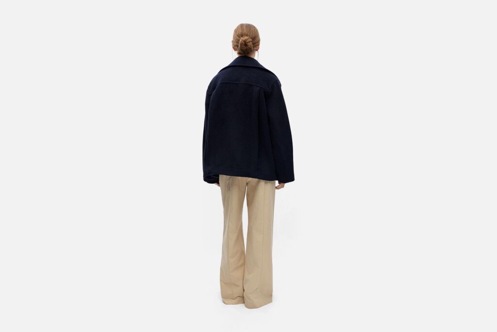 OBJPEACO DOUBLEBREASTED JACKET SKY CAPTAIN