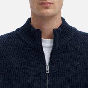 SLMCODY LS KNIT ZIP CARDIGAN SKY CAPTAIN – Image 4