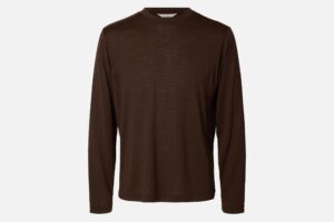 SLMTOMMY WOOL LS ONECK TEE DELICIOSO