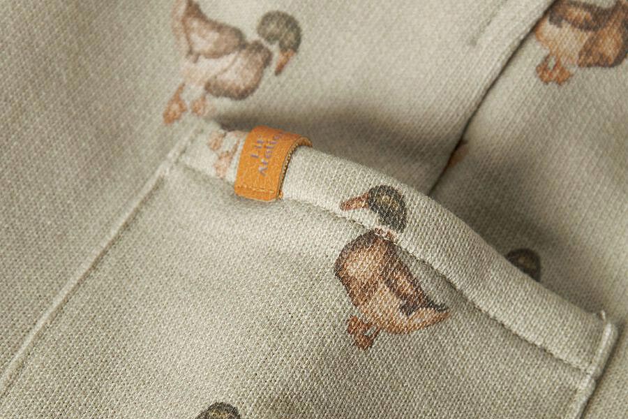 NBMJOBO AFI LOOSE SWEAT OVERALL DUCK MOSS GRAY
