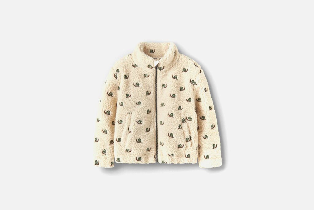 NMMNALO SUI SHERPA LOOSE JACKET SNAIL