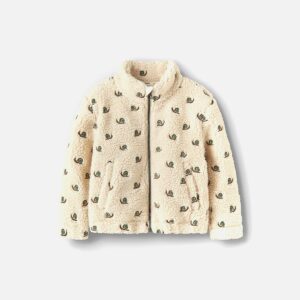 NMMNALO SUI SHERPA LOOSE JACKET SNAIL - Image 1