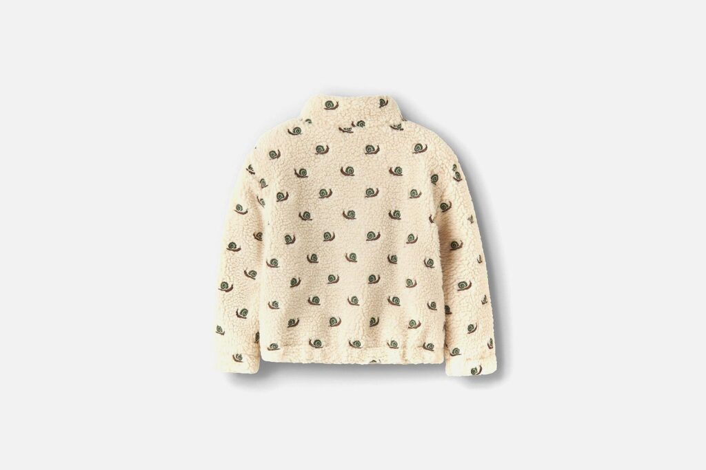 NMMNALO SUI SHERPA LOOSE JACKET SNAIL