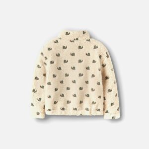 NMMNALO SUI SHERPA LOOSE JACKET SNAIL - Image 2