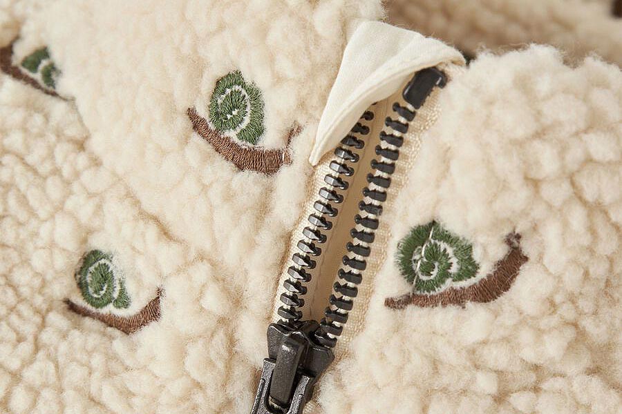 NMMNALO SUI SHERPA LOOSE JACKET SNAIL