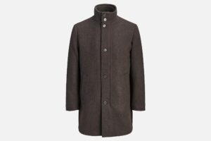 JPRBLACAMRON WOOL BLEND COAT CHOCOLAT