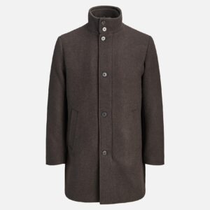 JPRBLACAMRON WOOL BLEND COAT CHOCOLAT - Image 1