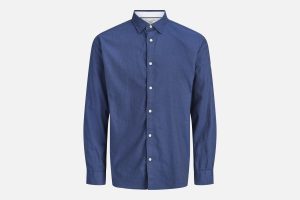 JPRBLAGABRIEL DETAIL LS SHIRT NAVY BLAZER