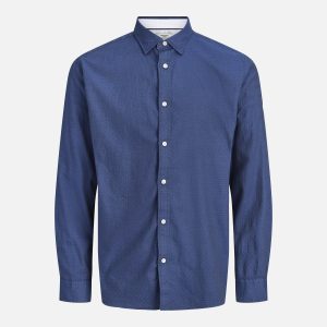 JPRBLAGABRIEL DETAIL LS SHIRT NAVY BLAZER - Image 1