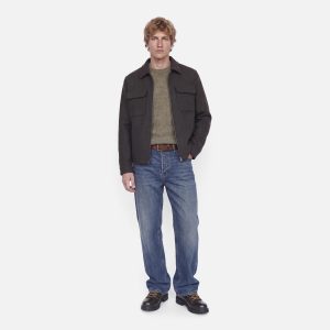 JPRBLULAMBSWOOL KNIT CREW NECK CROCODILE MEL - Image 4