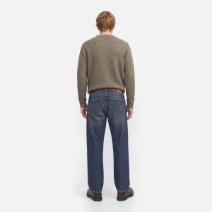 JPRBLULAMBSWOOL KNIT CREW NECK CROCODILE MEL - Image 5