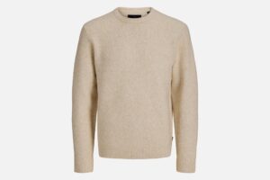 PRBLASIMON SOUFFLE KNIT CREW NECK SOLID