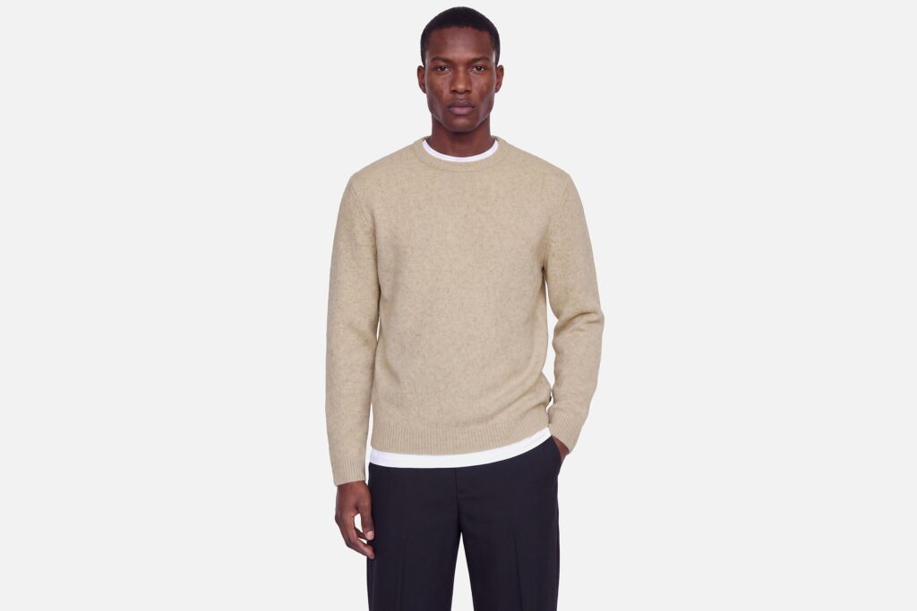 PRBLASIMON SOUFFLE KNIT CREW NECK SOLID